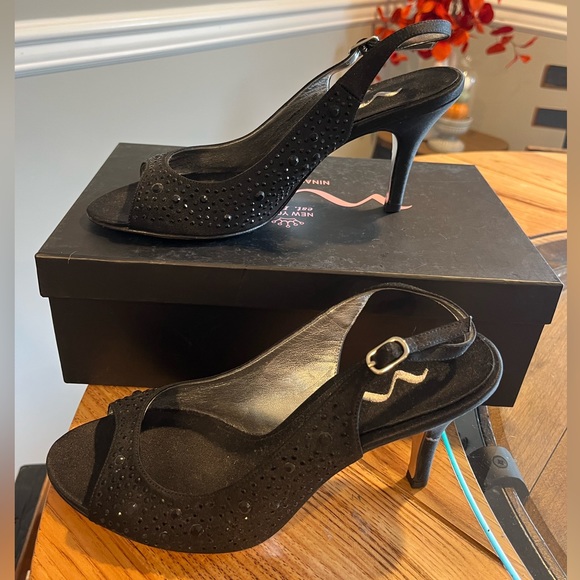 Women's Nina Brisa Black Luster - Soooo sparkly! Pictures don't do Size 8 - Picture 4 of 11